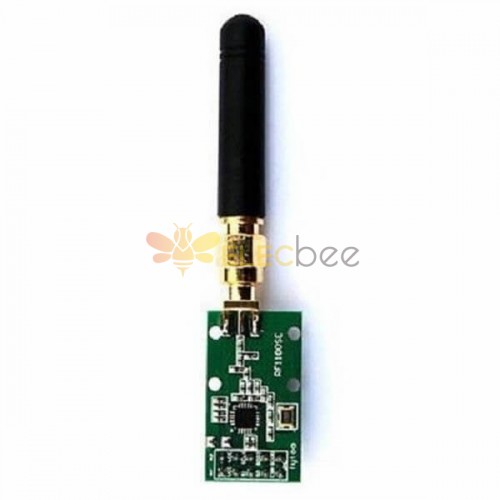 433 MHz Yarım Dalga Antenli RF Alıcı-Verici Modülü Ile SMA Konektör Anteni