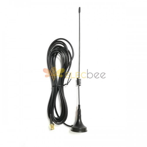 20pcs 433MHz Module Antenna 3dBi High Gain Wireless Sucker Antenna 3M Cable with SMA Male