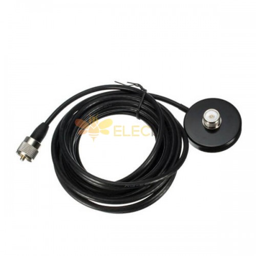 20pcs 433MHz Radio Antenna with UHF Male Connector Magnet Mount Base