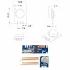 433MHz Wireless Remote Control Transmitter and Receiver Module With Copper Spring Antenna 10pcs