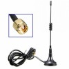 Anten 315MHz 3dBi Manyetik Taban 1.5M RG174 Kablo SMA Erkek Plug Magnet Koltuk Anteni