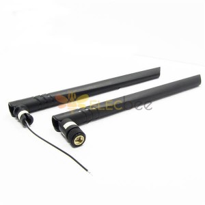 Foldable SMA Antenna 3dBi Rubber Duck 315MHz Antenna with Extension Cable