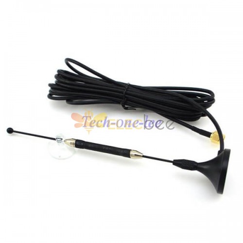 10dbi 4G LTE Antenna 3g 4g lte Aerial 698-960/1700-2700Mhz with magnetic base SMA Male RG174 3M Clear Sucker Antenna