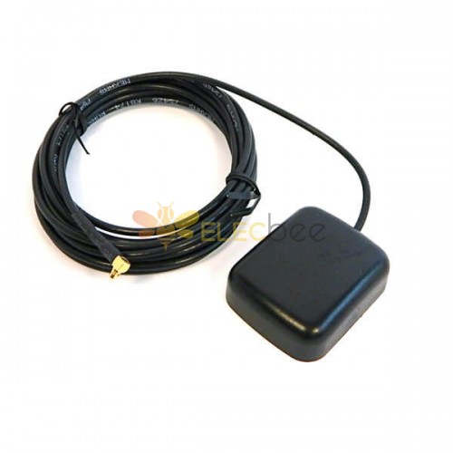 GPS Active Antenna 3m Plug Series Conector com MCX Masculino