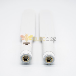 Rubber Duck 4g LTE Antenna Router External Antenna with SMA Male Connector white
