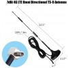 TS9 Antenna 7DBi 4G LTE CPRS GSM 3G 2.4G WCDMA Omni Directional Antenna with Magnetic Stand Base 10ft Extension Cable