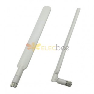 Bianco 4g LTE Antenna SMA 5dBi WiFi per Router / Telefono