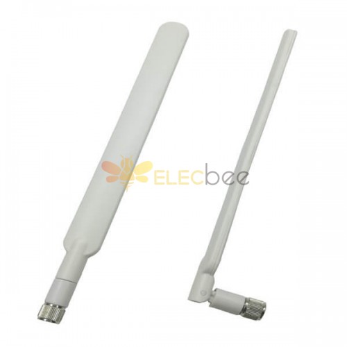 Blanco 4g LTE Antena SMA 5dBi WiFi para Router / Teléfono