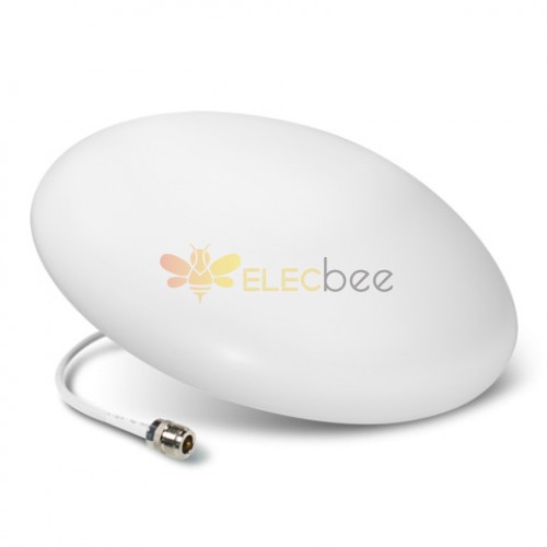 3G 4G 5G (617-2700 MHz) Indoor Ceiling-Mount Thin Dome Antenna (50 Ohm)