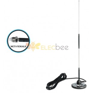 Auto Cell Antenna, 3.25" Mag. Base, 26" Tall, 11 ft. Cab., MCT Conn.