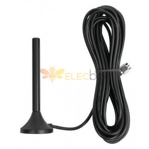 Mini Magnet Mount Antenna w/ 10 ft. LMR 100 Cable & SMB connector