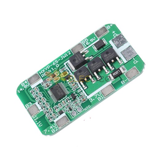 6S 25.2V Li-ion 18650 Lithium Battery BMS Protection PCB Board w/ Balance 8A Hot