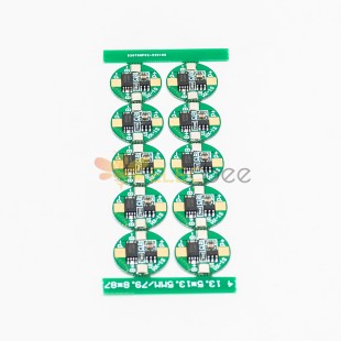 20pcs 1S 3.7V 18650 Lithium Battery Protection Board 2.5A Li-ion BMS with Overcharge and Over Discharge Protection
