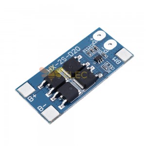 2S 10A 7.4V 8.4V 18650 Lithium Battery Protection Board Balanced Function Overcharged Protection