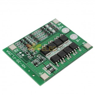 3pcs 3S 11.1V 25A 18650锂离子锂电池BMS保护PCB板带平衡功能