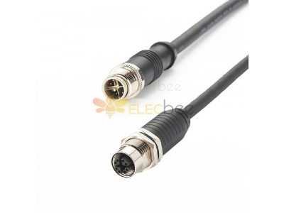 Adopte el futuro de la conectividad con el cable de montaje en panel Ethernet M12 con codificación X
