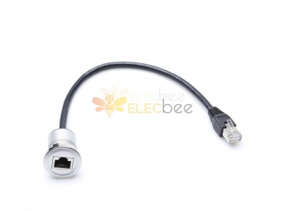 Experience Unparalleled Connectivity with the RJ45 Male To Female Round Panel Extension Cable