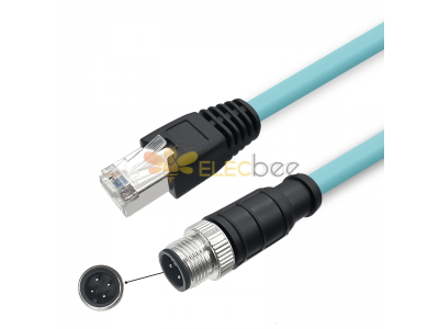 The M12 A-Coded 4 Pole Male to RJ45 Interface Cat7 Shielded Cable: A Revolution in Connectivity