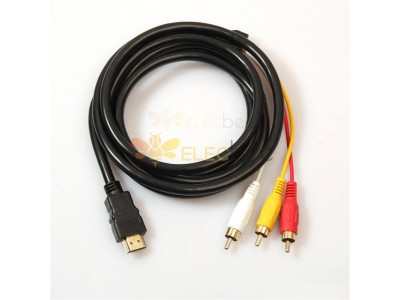 HDMI 至 3 RCA 电缆回顾：高清电视和传统设备连接的最佳解决方案