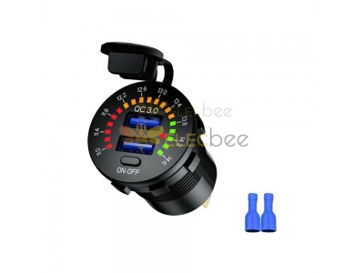 Комплексный обзор: 12-вольтовая водонепроницаемая розетка для автомобильного зарядного устройства с двумя USB-разъемами