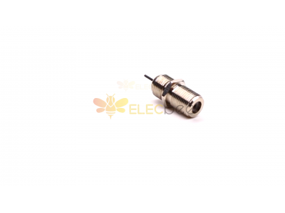 F Connector Video: F Connector Panel Mount Female - 180° Straight Solder Type