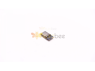 USB 수 커넥터 비디오: USB 유형 C 수 커넥터, 24핀 직선 180° PCB 실장, 금도금
