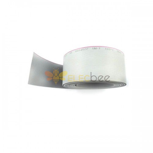 1mm Pitch 44 Way 44 Fios Cinza 28 AWG 300V IDC Flat Ribbon Cable Comprimento 5M