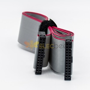 2.54mm Pitch 2x13 Pin 26 Pin 26 Wire IDC Flat Ribbon Cable Length 91cm