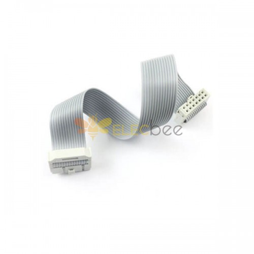 AudioTube24 OnlineStore. IDC-Flachbandkabel 14pol 2x 7 FE 30cm IDC  Stecker/Stecker Einrast RM2,54