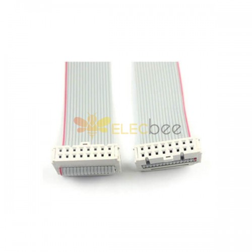 2.54mm Pitch 2x8 PIn 16 Pin 16 Wire IDC Flat Ribbon Cable Length 1M