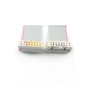 2.54mm Pitch 2x8 Pin 16 Pin 16 Wire IDC Flat Ribbon Cable Length 28CM