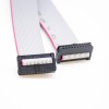 2mm Pitch 2x10 Pin 20 Pin 20 Wire IDC Flat Ribbon Cable Length 40CM