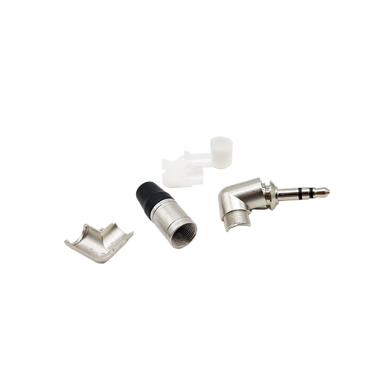 Right Angle 3.5mm Connector Original Audio Male Plug For Cable