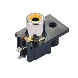 PCB Mount RCA Chassis Sockets Female Right Angle Vedio Connector