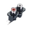 RCA Connector Female to Female Socket Right Angle for PCB Board