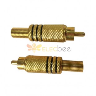 RCA Connector Male Straight Type Male for Cable