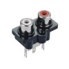 RCA Female to RCA Female Connector Straight Type Adaptateur pour PCB Mount