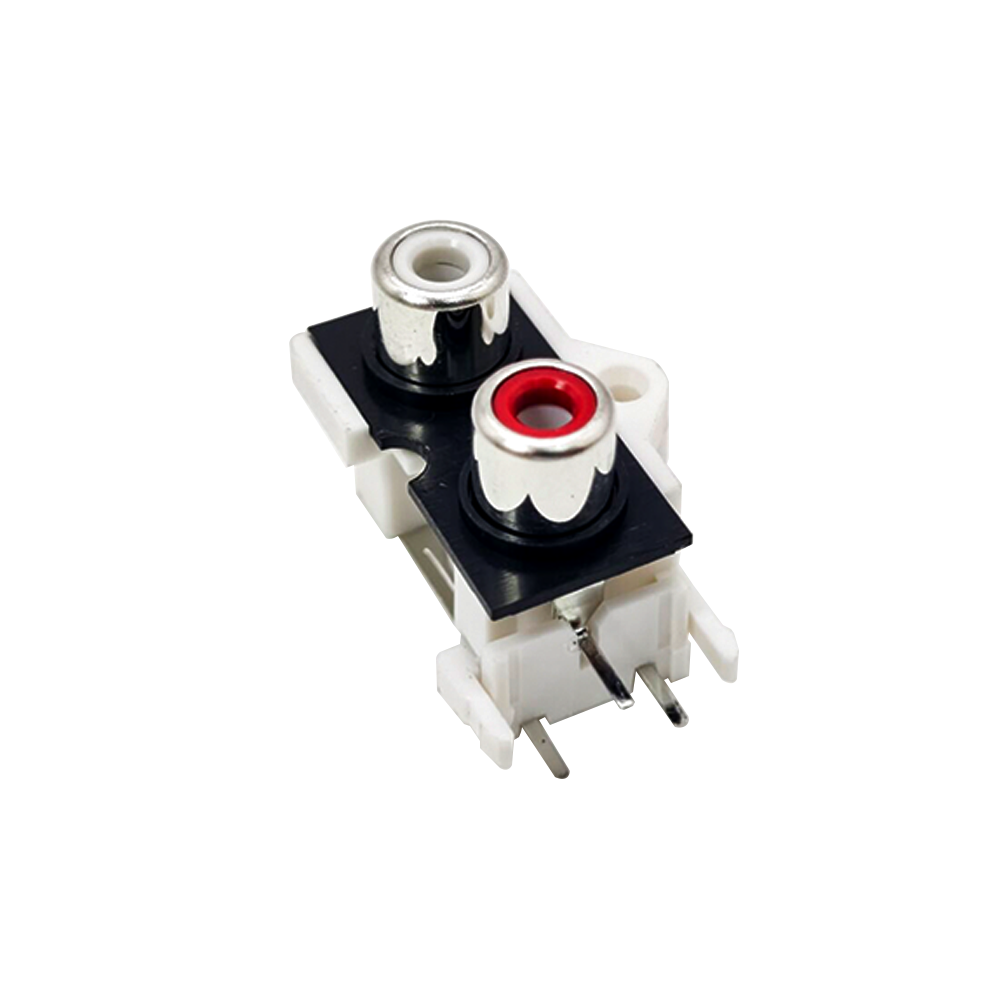 PCB Montaj için RCA Pin Jack PCB Konektör Hazne Soketi Dik Açı