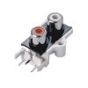 RCA Double Female Connector 75ohm Right Angle Socket