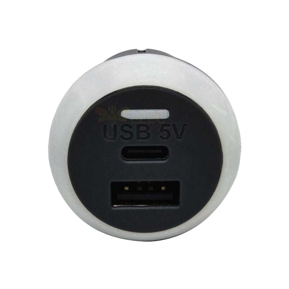 USB-5-V-Ladegerät mit PD+QC3.0 für modifizierte Busse, Wohnmobile und Boote. Fahrzeugmontiertes Ladegerät