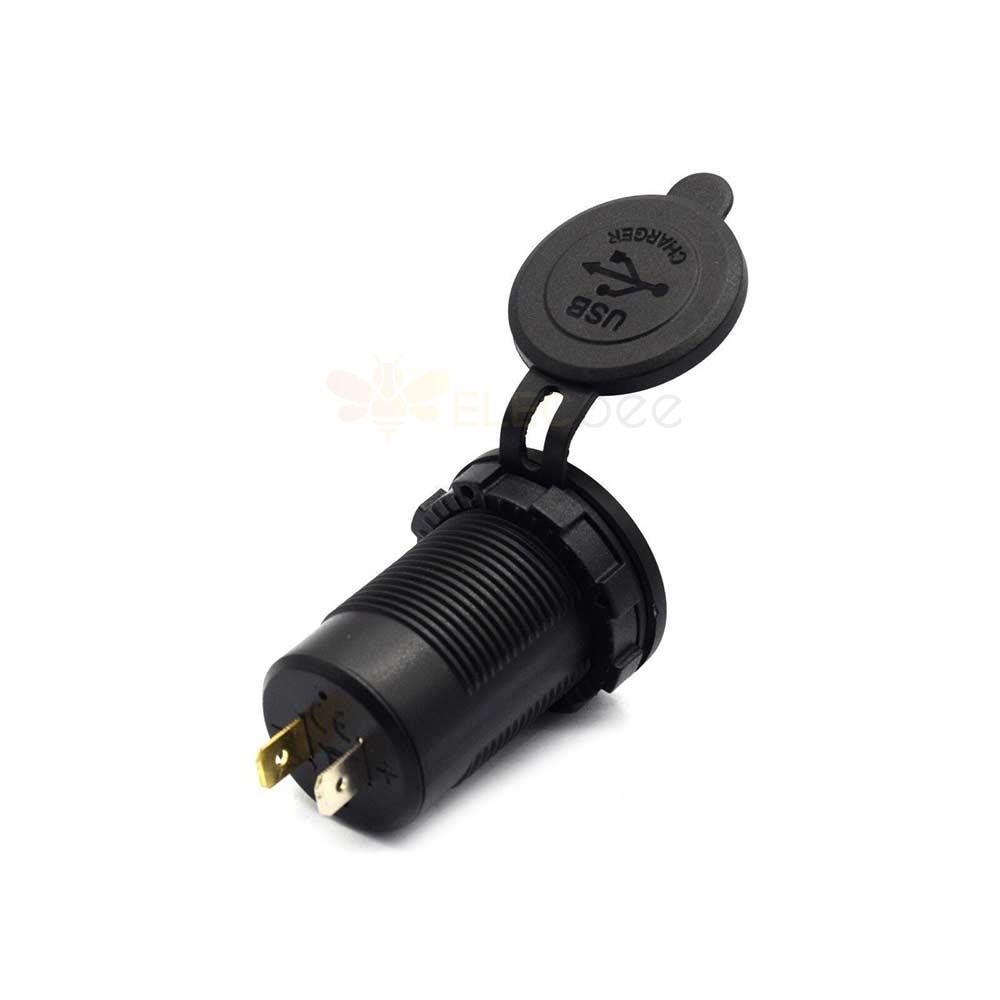 USB Motorcycle Modified Vehicle Charger with 65W PD+3.0 Fast Charging