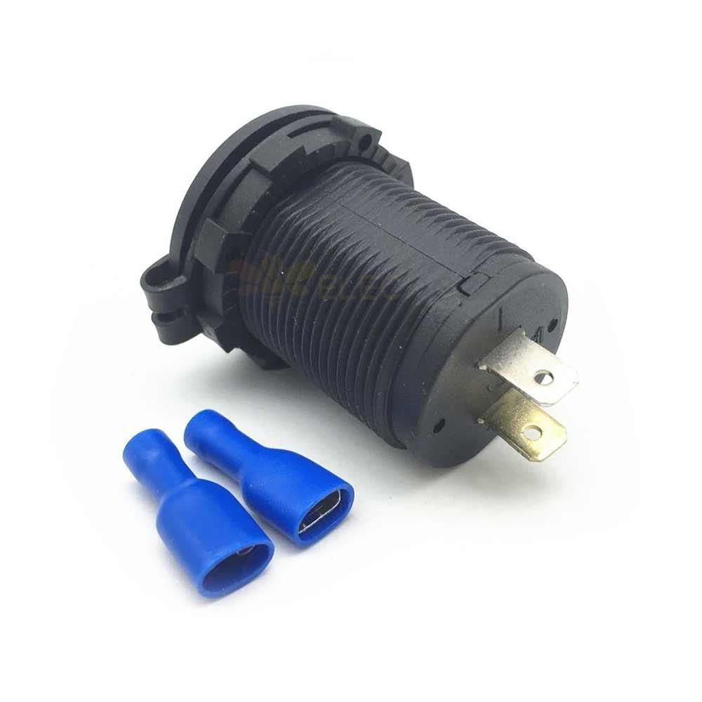 Caricabatterie USB doppio ad alta tensione da DC12-48V a 5V per veicoli elettrici per moto, camper e yacht