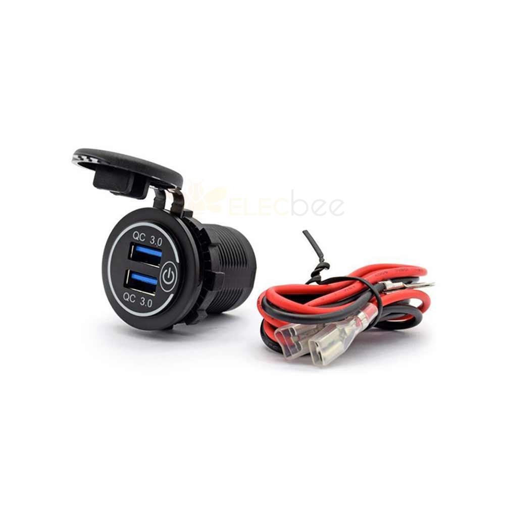 Modified USB Charger for Automotive Marine Equipped with Voltage Detection and Various Functions