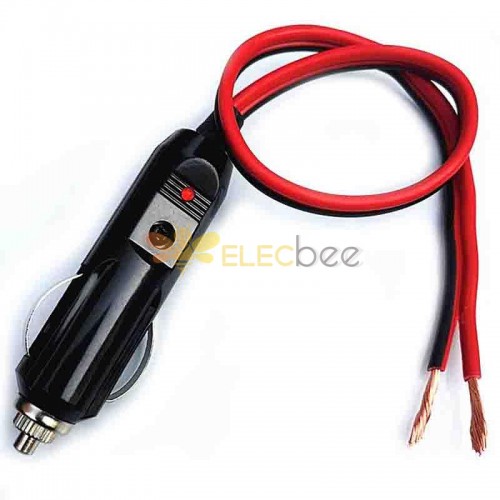 Bakelite High-Power Car Cigarette Lighter Plug Insurance Power Extension  Cord Thickened Copper Wire 3M