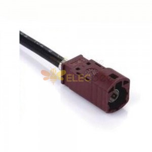 HSD Cable D Code 4P Straight Male Connector GSM Network Signal Single End Extension 0.5m