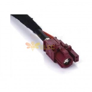 HSD Cable 4+2Pin D Code Straight Female Jack GSM Network Signal Single End Extension 0.5m