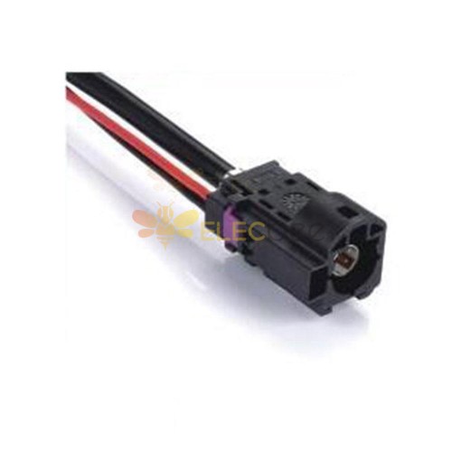HSD-Kabel, 4 + 2-polig, A-Code, gerader Stecker, Funksignalversorgung, einseitige Fahrzeugverlängerung, 0,5 m