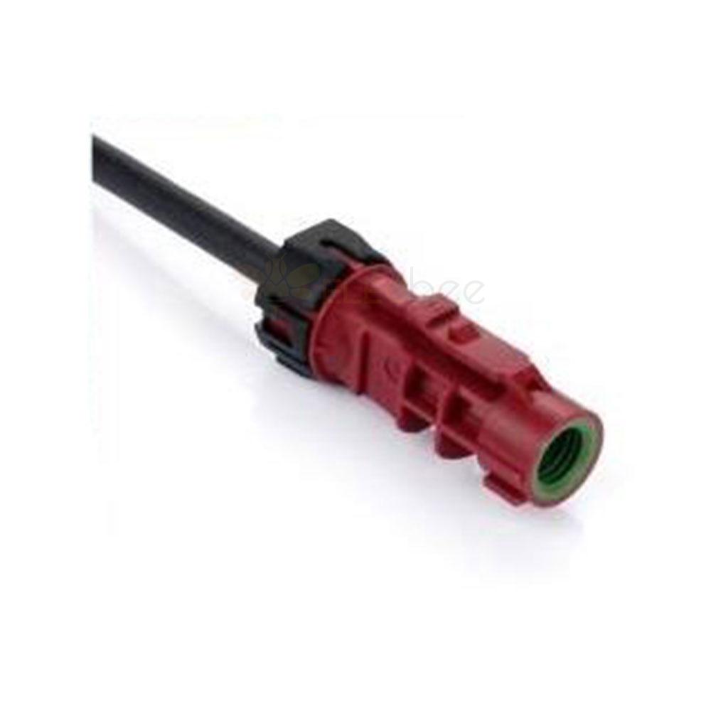 HSD Cable 4Pin D Code Waterproof Straight Female GSM Network Signal Single End Extension 0.5m