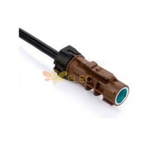 HSD Cable 4Pin F Code Waterproof Straight Female TV SDARS Satellite Single End Extension 0.5m
