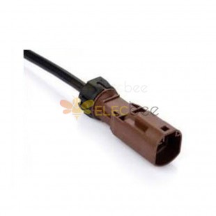 HSD Cable 4Pin F Code 4P Waterproof Straight Male TV SDARS Satellite Single End Extension 0.5m